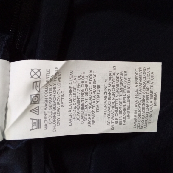 J. Crew NWT Navy capri pants with wide Leg, high Rise, in 4 Tall - Picture 8 of 9